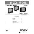 SONY KV2722 Service Manual cover photo