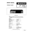 SANYO JT220L Service Manual cover photo