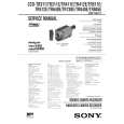 SONY CCDTR640E Service Manual cover photo