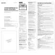 SONY ICFCD543RM Owner's Manual cover photo