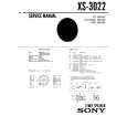SONY XS3022 Service Manual cover photo