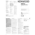 KENWOOD MGR-A7 Quick Start cover photo