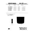 SONY KV29RS22T Service Manual cover photo