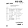 SONY CFDV21L Service Manual cover photo