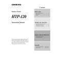 ONKYO HTP120 Owner's Manual cover photo