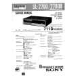 SONY SL2700 Service Manual cover photo