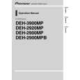 PIONEER DEH-2900MP Owner's Manual cover photo