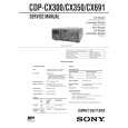 SONY CDPCX300 Owner's Manual cover photo