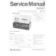 TECHNICS RSM17 Service Manual cover photo