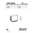 SONY KV29X2A/B/D/E Service Manual cover photo