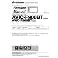 PIONEER AVIC-F900BT/XS/EW5 Service Manual cover photo