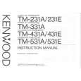 KENWOOD TM331A Owner's Manual cover photo