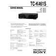 SONY TC-K461S Service Manual cover photo
