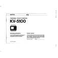 SONY KV-5100 Owner's Manual cover photo