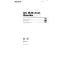 SONY MDM-X4 Owner's Manual cover photo