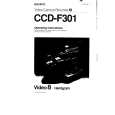 SONY CCD-F301 Owner's Manual cover photo