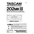 TEAC 202MKII Owner's Manual cover photo