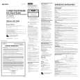 SONY ICFCD855V Owner's Manual cover photo