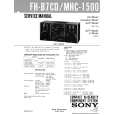 SONY FHB7CD Service Manual cover photo