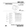 SONY HIT CHASSIS Service Manual cover photo