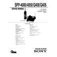SONY SPPQ400 Service Manual cover photo