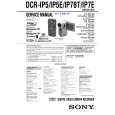 SONY DCRIP5 Service Manual cover photo