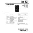 SONY BM531 Service Manual cover photo