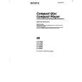 SONY D-E700 Owner's Manual cover photo