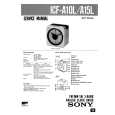 SONY ICFA10L Service Manual cover photo