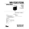 SONY WM-FS397 Service Manual cover photo