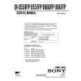 SONY XRU550FP Service Manual cover photo