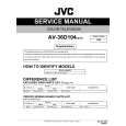 JVC AV36D104AYA Service Manual cover photo