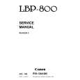 CANON LBP800 Service Manual cover photo