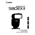 CANON 580EXII Owner's Manual cover photo
