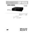 SONY CDPV925E Service Manual cover photo