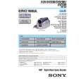 SONY DCRDVD200 Service Manual cover photo