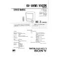 SONY KV14VM1 Service Manual cover photo