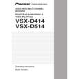 PIONEER VSX-D414 Owner's Manual cover photo
