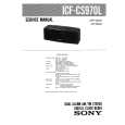 SONY ICFCS970L Service Manual cover photo