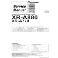 PIONEER XRA770 I Service Manual cover photo