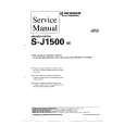 PIONEER SJ1500 XE Service Manual cover photo