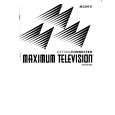 SONY STRD510SS Owner's Manual cover photo