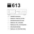 NAD 613 Owner's Manual cover photo