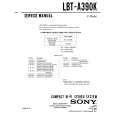 SONY LBT-A390K Service Manual cover photo