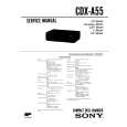SONY CDXA55 Service Manual cover photo