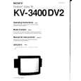 SONY KV-3400 Owner's Manual cover photo