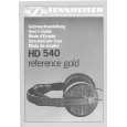 SENNHEISER HD 540 REFERENCE GOLD Owner's Manual cover photo