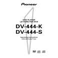PIONEER DV-444-K Owner's Manual cover photo