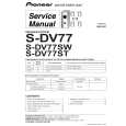 PIONEER S-DV77SW/YPWXJI Service Manual cover photo