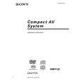 SONY DAV-FC9 Owner's Manual cover photo